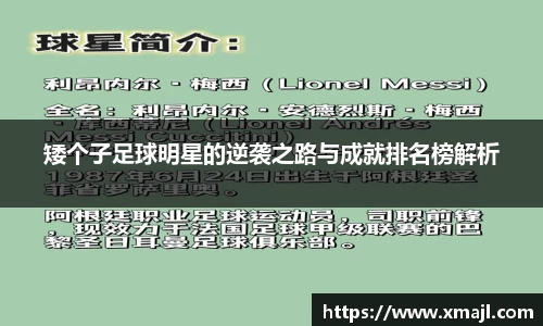 矮个子足球明星的逆袭之路与成就排名榜解析